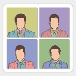 Stylish Businessman Sticker